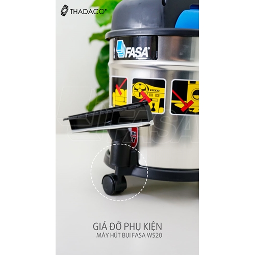 Máy hút bụi công suất lớn Fasa WS 20 8